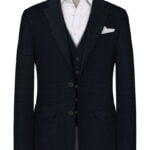Refined Edge: The Ultimate Black Smart Fit Suit for a Classic and Modern Look